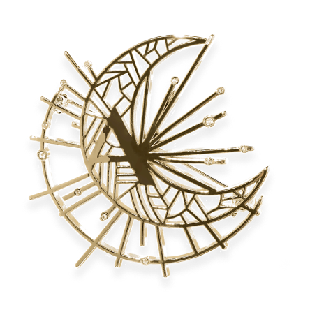 1st Anniversary Logo Brooch GOLD