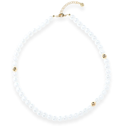 Moon Pearl Necklace GOLD