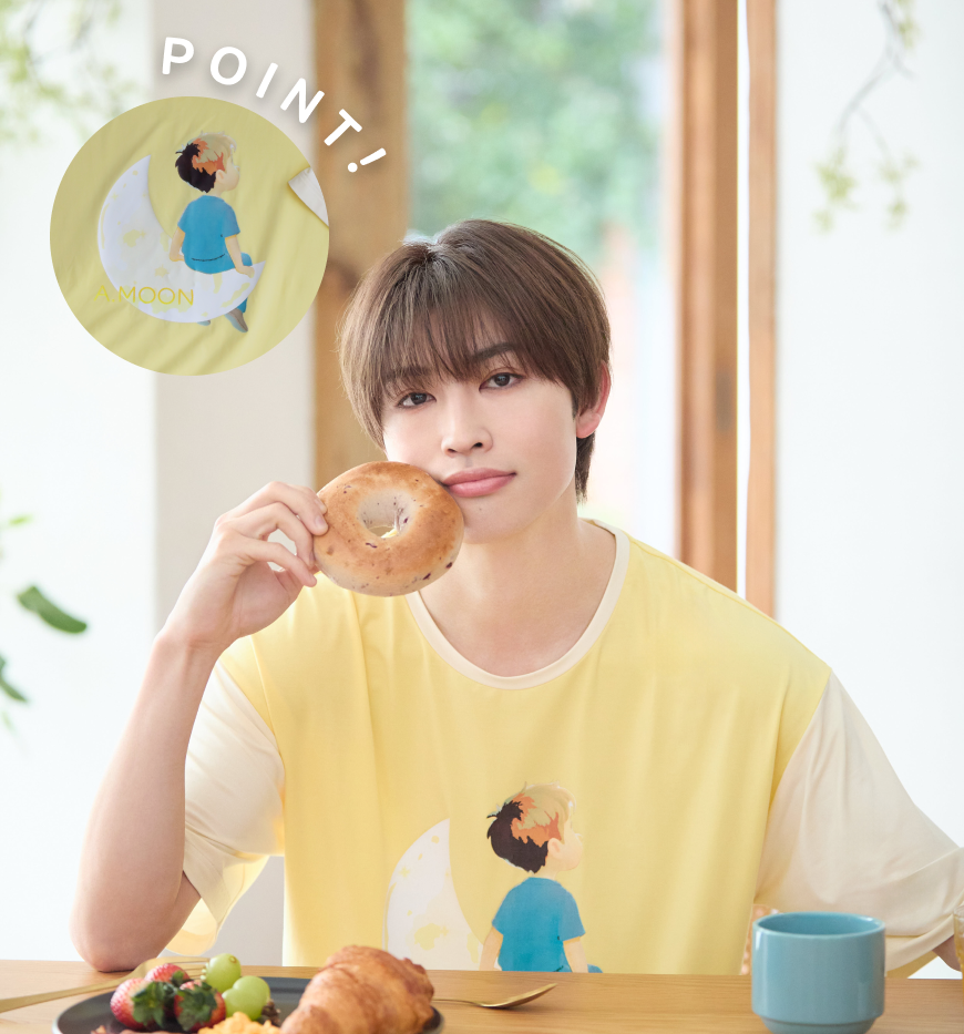 ATSUKI-KUN Bicolor T-Shirt Yellow