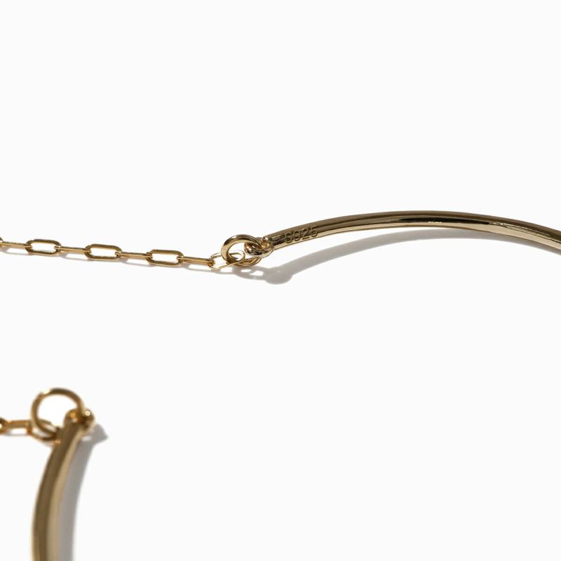 【増子敦貴】A.MOON Double Moon Chain Bangle Double Moon Chain Bangle(Gold)-LUXE ver.- | A.MOON
