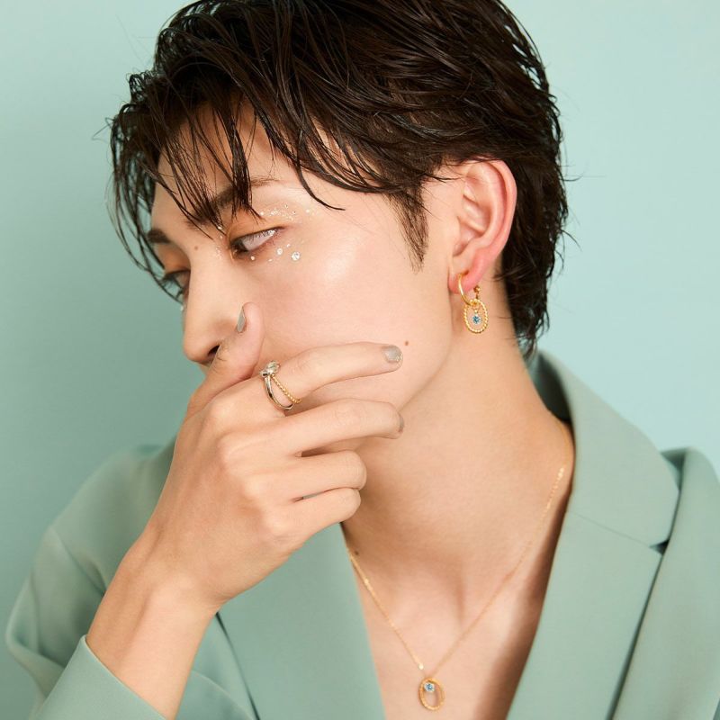 Double Moon Ring(Mixed-color)-LUXE ver.- | A.MOON