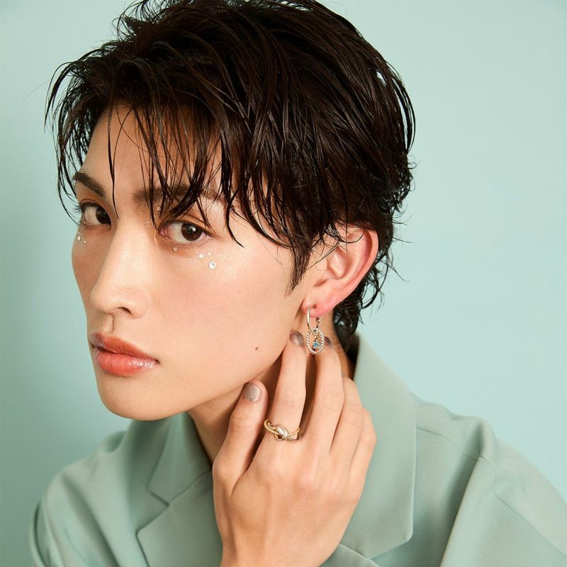 A.MOON指輪 Double Moon Ring(Mixed-color)-LUXE ver.- | A.MOON