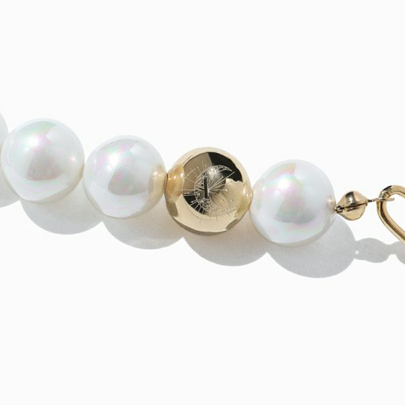 Moon Pearl & Sun Bracelet(Gold)-LIGHT ver.- | A.MOON