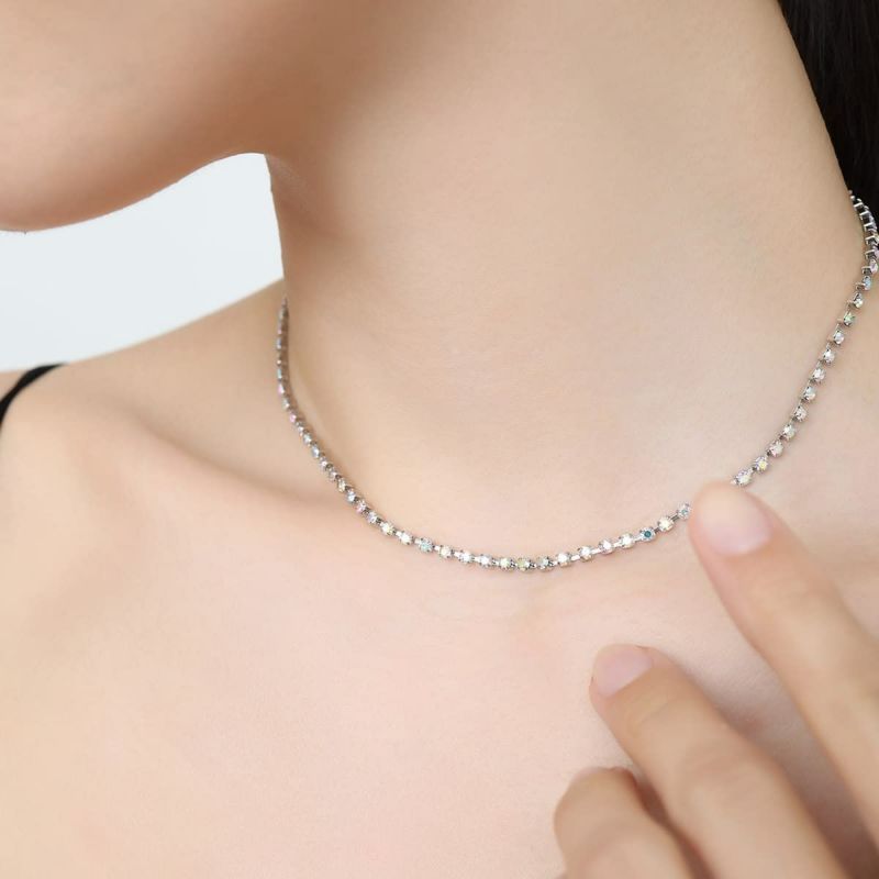 Sunlight Bijou Necklace (Silver)-LUXE ver.- | A.MOON